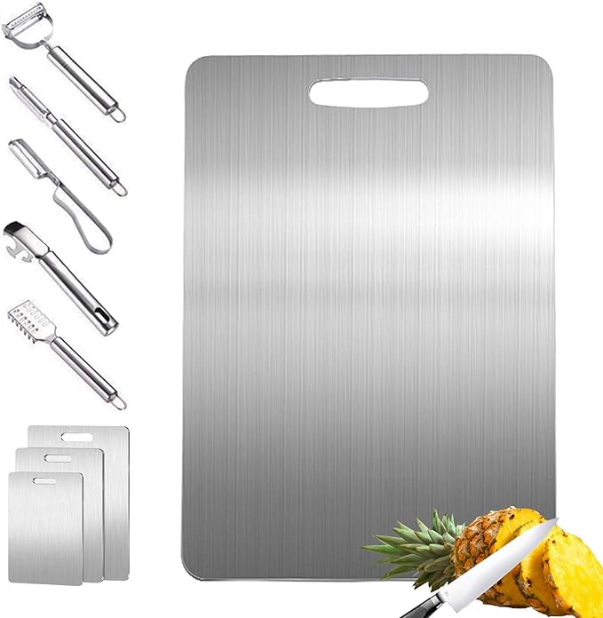 Everelo™ Titanium Cutting Board - لوح تقطيع التيتانيوم