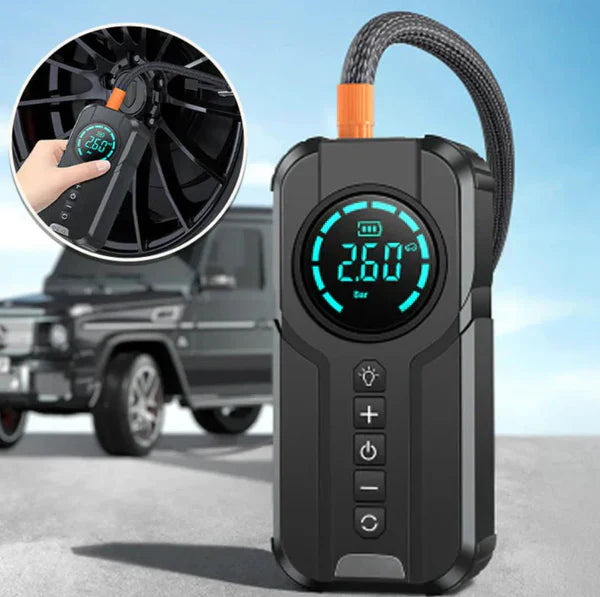 Everelo™Jump Starter With Air Pump جهاز تشغيل البطارية مع منفاخ هواء