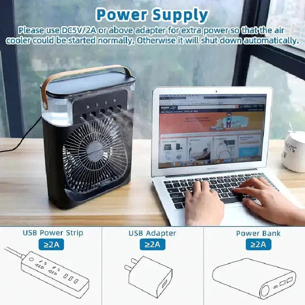 Everelo™Mini Air Coolerهيكساليفينغ™ ميني مكيف الهواء المحمول