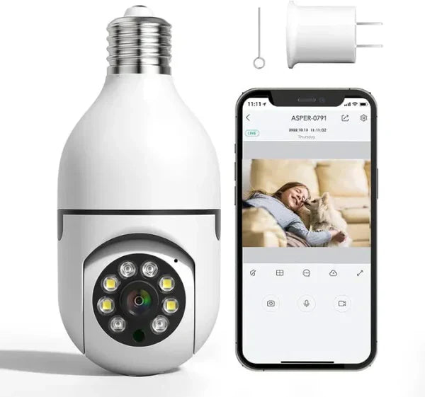Everelo™ Night Vision Wireless Bulb Camera
